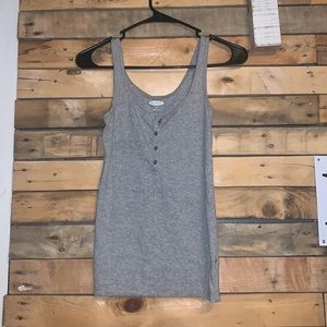 Old navy grey tank top slim fit.